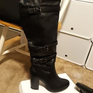 Over the Knee Leather Boots